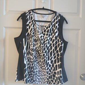 FANCY TOP ALEXIS brand (Black and White large size)